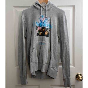RARE Uniqlo Musée du Louvre x Peter Saville Hoodie "INV 1196," Small, Light Gray